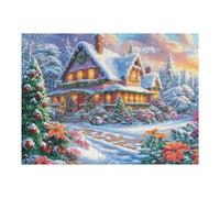 Snow Cottage Forest Puzzle 500 Pezzi Rompicapo Per Tutte Le Occasioni Happy Time Versatile E Divertente Rilassamento Garantito Regalo Per Compleanni E Feste 500 PCS