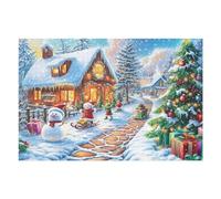 Snow Covered Pine Tree Puzzle 1000 Pezzi Gioco Familiare Relax Happy Time Rompicapo Per Adulti Idea Regalo Natale Per Tutta La Famiglia 1000 PCS