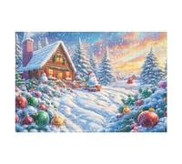 Snow Covered Pine Tree Puzzle 1000 Pezzi Rompicapo Creativo Artistico Happy Time Stimolo Della Creatività Attività Per Il Tempo Libero Regalo Per Persone Creative 1000 PCS