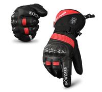 SNOW DEER Guanti riscaldati,Guanti da motociclo,Batteria al litio ricaricabile per sci guanti da uomo donna,Sci a caccia di equitazione ciclismo campeggio