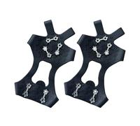 Snow Grippers, Shoe Traction Spikes, Ice Cleats Accessory, affidabile Winter Stability, 10 Spike Safety Function, Heavy Duty Footwear Gear for Outdoor Work Climbing