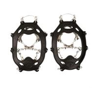 Snow Grips - Copriscarpe in acciaio 11 per tacchetti, con elastico | Corpo in gomma TPE resistente, maglie della catena saldate, resiste ai percorsi invernali difficili, uso di lunga durata