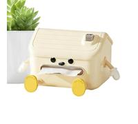 Snow House Holder - Creative Paper Dispenser With Compartments, Aesthetic Napkin Case, Hidden Compartment Unit, Style Bin | Compact Tidy Solution For Kitchen Remote