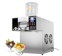 Snow Ice Cream Machine - Rasoio da neve per ghiaccio Bingsu e fiocco di neve, design meccanico per capacità di 120 kg