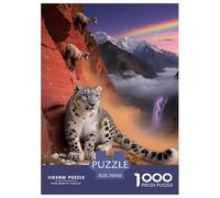Snow Leopard 1000 Pezzi Adulti Puzzle Adulti Intrattenimento Animal Gioco Di Sfida Regalo Bambino 70x50cm/1000pcs