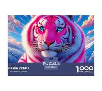 Snow Leopard 1000 Pezzi Puzzle Idea Regalo Per Lei O Lui Animal Per Adulti Confezione Di Alta Qualità Sfide Extra Divertenti Intrattenimento Creativo 38x26cm/1000pcs