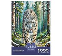 Snow Leopard Jigsaw Puzzle Impossibili 1000 Pezzi Decorazione Per La Casa. Giochi Rilassamento E Intelligence Per Adulti E Ragazzi Da 14 Anni 70x50cm/1000pcs