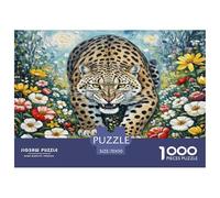 Snow Leopard Puzzle Impossible 1000 Pezzi Decorazione Per La Casa. Giochi Rilassamento E Intelligence Per Adulti E Bambini Da 12 Anni 70x50cm/1000pcs