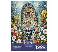 Snow Leopard Puzzle Impossible 1000 Pezzi Decorazione Per La Casa. Giochi Rilassamento E Intelligence Per Adulti E Ragazzi Da 14 Anni 38x26cm/1000pcs