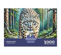 Snow Leopard1000 Pieces Jigsaw Puzzles for Adults Family Game Challenging for Home Decoration Great Gift Idea70x50cm/1000pcs