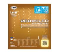 Snow Light Nevicata 288 Led 4m+360 Xh80 cm. Bianco Caldo