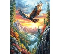 Snow Mountain Eagle Puzzle 300 Pezzi Per Regalo Di Pasqua Cartone Spesso Per Bambini Animals And Plants Attività Educativa Per Tutta La Famiglia Con Confezione Regalo Qualità Garantita 300 PCS