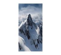 Snow Mountain Front Door Covers Welcome Door Banner Grande Divertente Sfondo Banner Decorazioni per Appendere Interni ed Esterni E Buoni Regali di Primavera per gli Amici