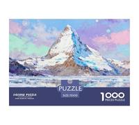 Snow Mountain, Puzzle Da 1000 Pezzi, Immagini Splendide E Raffinate, Perfetto Per Incorniciare, Adatto Dai 12 Anni, Humanistic Nature, 70x50cm/1000pcs