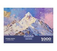 Snow Mountain, Puzzle Da 1000 Pezzi, Stimola Memoria E Creatività, Perfetto Per Regali, Adatto Dai 10 Anni, Humanistic Nature, 70x50cm/1000pcs
