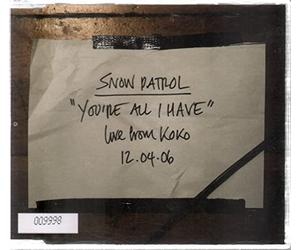 SNOW PATROL - You're All I Have [CD 2] [Import]