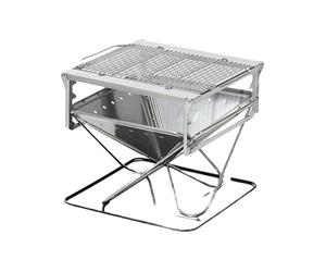 Snow Peak - Barbecue compatto - Takibi Fire & Grill - Grigio
