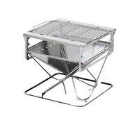 Snow Peak - Barbecue compatto - Takibi Fire & Grill in Legno - Grigio