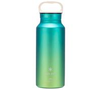 Snow Peak - Borraccia in titanio - Titanium Aurora Bottle 600 Ml In Ocean in Titanio - Verde