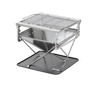 Snow Peak - Braciere con griglia 2 in 1 - Takibi Fire & Grill - Grigio