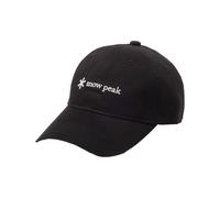 Snow Peak - Cappello in Cotone - NSD Logo Cap Black per Uomo in Cotone - Nero
