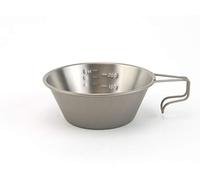 Snow Peak E-104 Titanio Backpackers Cup, Argento, D 4. 8" H 1. 75" 10.
