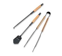Snow Peak - Fire Tool Set Pro - Set attrezzi nero/ wood