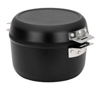 Snow Peak - Home & Camp Cooker - Pentola Pot 4,2 l, Pan 2,7 l nero/grigio