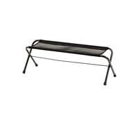 Snow Peak - Panchina pieghevole in maglia - Mesh Folding Bench Black in Alluminio - Nero
