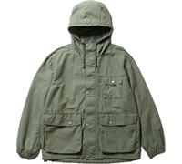 Snow Peak - Parka idrorepellente in cotone riciclato - Light Dobby Cloth Parka Foliage per Uomo in Cotone - Taglia M - Verde