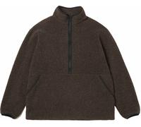 Snow Peak - Pile in lana riciclata - Recycled Wool Boa Pullover Dark Brown per Uomo - Taglia L - Marrone