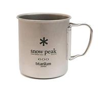 Snow Peak Single Wall camping tableware Titanium, Cup 600 grey 2015 by Snow Peak