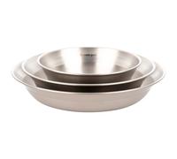 Snow Peak - Tableware Set L - Set stoviglie grigio