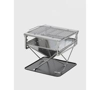 Snow Peak TAKIBI FIRE & GRILL LARGE STARTER SET men Outdoor Equipment silver in taglia:ONE SIZE