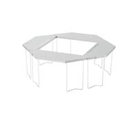 Snow Peak - Tavolo da cucina a 4 fuochi - Jikaro Fire Ring Table - Grigio