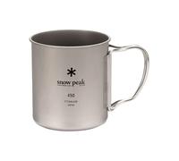 Snow Peak - Tazza in titanio - Titanium Single Wall 450 Mug Silver in Titanio - Grigio