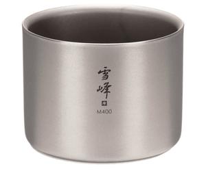Snow Peak - Ti-Double Stacking Mug M400 - Pentolino 400 ml grigio