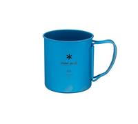 Snow Peak Ti-Single 450 Cup - Tazza leggera e compatta in titanio con manici pieghevoli, diametro 7,6 cm, altezza 8,1 cm