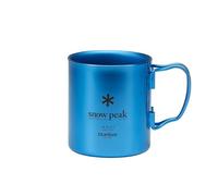 Snow Peak Titanium Double Wall 450 Tazza, Fresh Water Blue