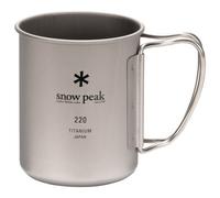 Snow Peak - Titanium Single Cup 220 ml grigio