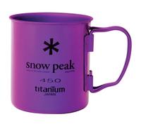 Snow Peak Ti-Single 450 Colored Cup Purple men Outdoor Equipment purple in taglia:ONE SIZE
