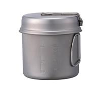 Snow Peak Trek Series - Set di pentole da campeggio, set di pentole e padelle Trek 900 e Trek 1400, 899 ml e 1,398 ml