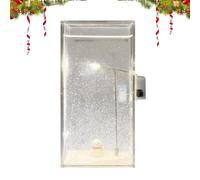 Snow Scene Night Light - Snowy Street Lamp | Christmas Light-Up Kit | Christmas Decorations Indoor Creative Night Table Lamp for Desk Shelf Bedside Table Snowflake Lamp for bestties