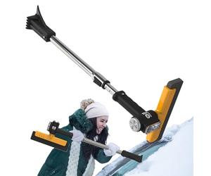 Snow Scraper Car, Light Ice Remover, Retractable Windshield, Winter Vehicle Cleaning Accessory, Heavy Duty Automotive Scrapers for Windshields, Driveway, garage, 42,5/16,7/6,8 pollici