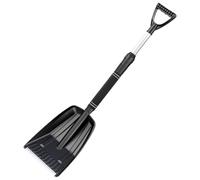Snow Shovel - Paleo Neve Riduttore Di Riduzione Pesante | 8,46 Pollici Tensione Riducendo Cucchiaio Profonda | Scoop Portatile con Manico Retrattile | Costruzione In Cotone