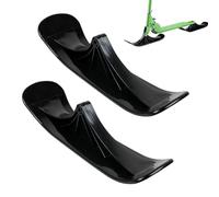 Snow Sled Conversion Kit 1 Pair Lightweight Ergonomic Winter Sports Sledge Ski Scooter for Sand Grass Uneven Gravel Roads Park Beach Outdoor Adventure