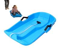 Snow Sled for Kids 2 Person Winter Toboggan Outdoor with Pull Rope