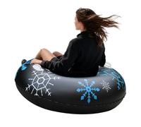 Snow Sled - PVC Double Handle Sledding Tire 90 cm / 35,43 pollici | Thickened 0,4 mm Winter Sled for Outdoor Fun, Skiing, Christmas Activities | Suitable per donne, uomini, ragazzi e ragazze