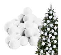 Snow Toy Balls - Snow Fake Balls, Artificiale Snows Ball, 30 pezzi Soft Artificial Home Winter Decoration, Christmas Winter Toys For New Year Special Kids Company Offices Study Bedroom Room Home