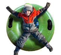 Snow Tube - Heavy Duty Inflatable Sledding Equipment, Durable Winter Ride | Portable Design Ensures Easy Transport Fun Outdoor Sliding Adventures, Ideal Family Activity Playground Hill Backyard Snow